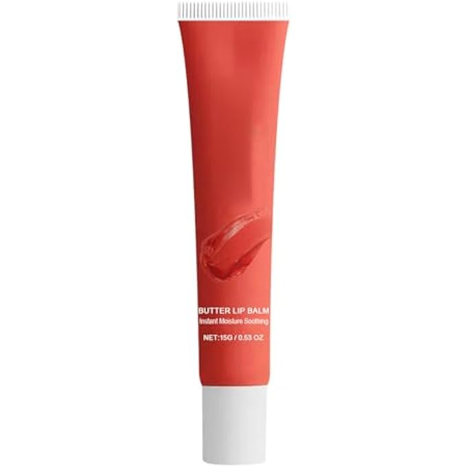 Domary COLOR LIP BALM TINTED MOISTURIZING LIP CARE SHEER SHINE NOURISHES REVIVES DRY DULL LIPS ALL-SEASON GENTLE 15G 0.53OZ FOR DAILY MOISTURIZER (RED) - Image 2